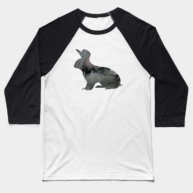 Rabbit Baseball T-Shirt by BittenByErmines